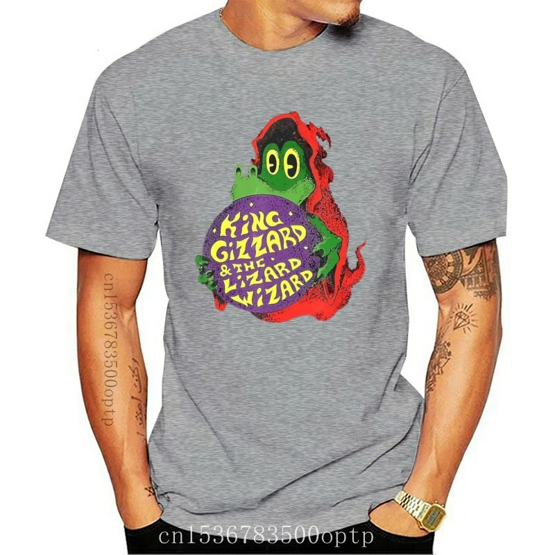 

New King Gizzard And The Lizard Wizard Black T-Shirt Size S-3Xl Festive Tee Shirt