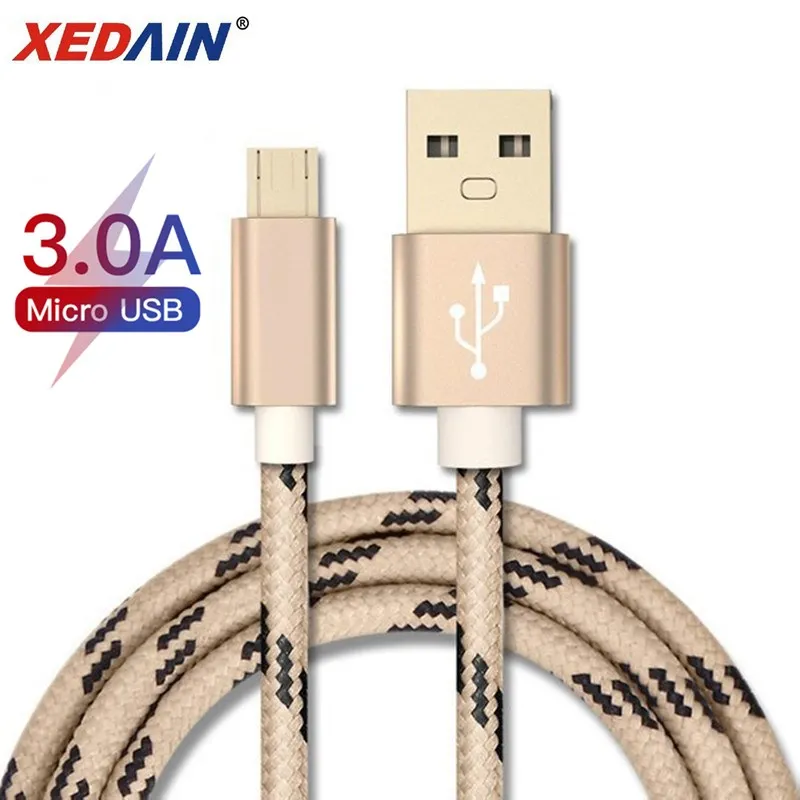 Micro USB кабель 3A Быстрая зарядка USB кабель для передачи данных мобильный телефон зарядный кабель для samsung huawei Xiaomi htc Android планшет кабели