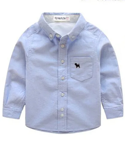 Весенняя детская одежда 2021 рубашки для мальчиков однотонная тонкая хлопковая