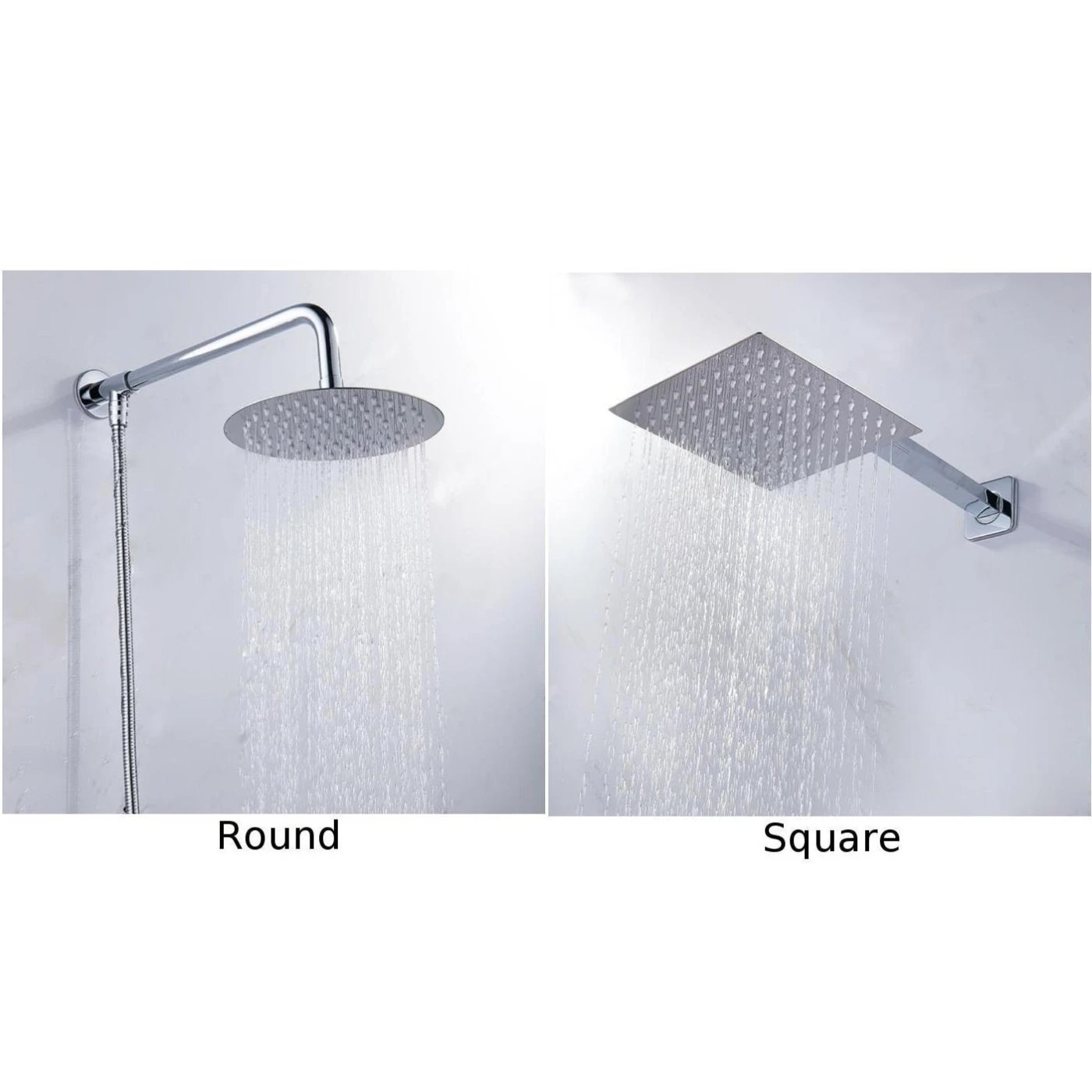 8 дюймов Большой Круглый/квадратный Насадки для душа накладные тропический