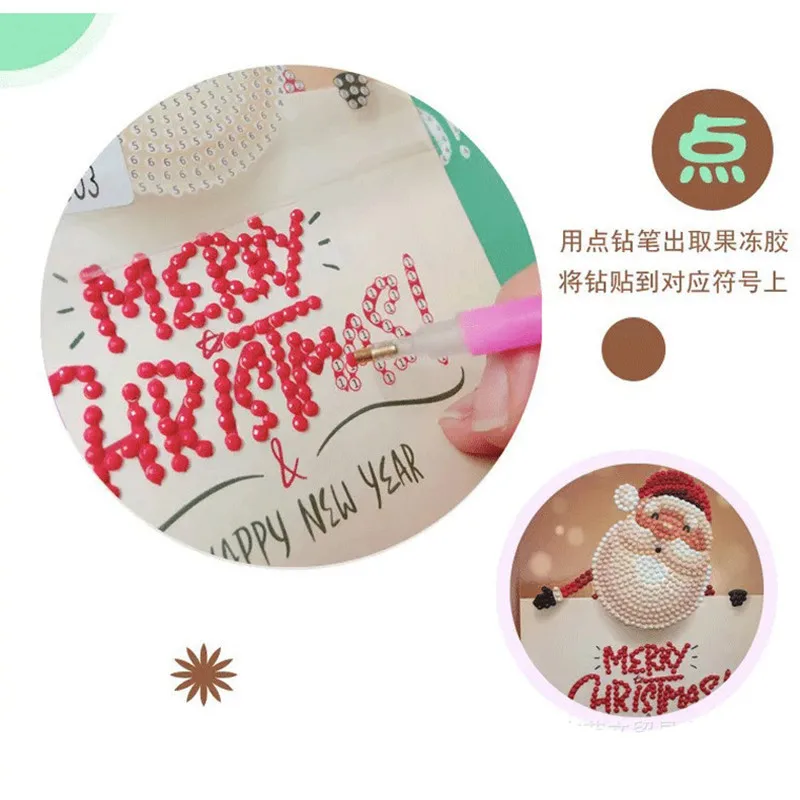 Рождественские подарки 5D сделай сам алмазная живопись украшения для