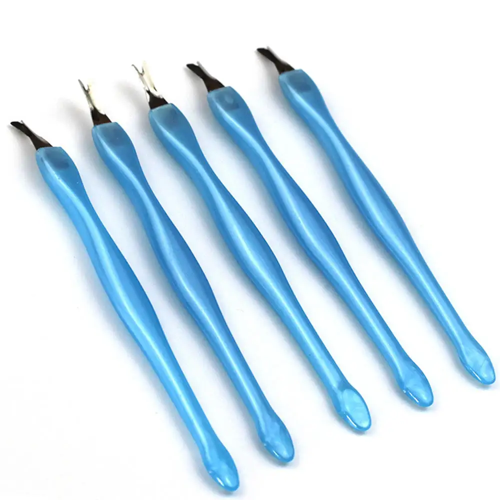 

50pcs Dead Skin Fork Trimmer Peeling Knife Cuticle Remover Nail Art Tool Manicure Nail Tool Makeup Tools Women
