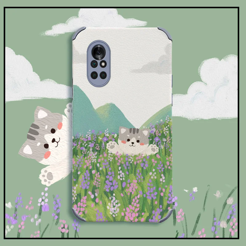 

Huahai Oil Painting Phone Case For Huawei Nova8 8Pro 8SE Nova 7 7Pro 7SE 6 6se 5 5Pro 5Z 5I 5Ipro 4 4E Cover