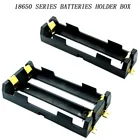 Батарейный отсек серии 18650, чехол для внешнего аккумулятора с перезаряжаемой батареей бронзовые значки, оптовая продажа