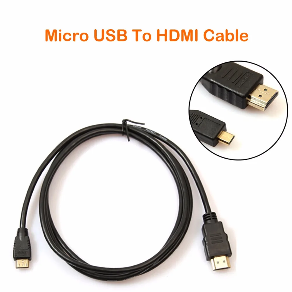 Высокоскоростной аудиокабель 1 5 м кабель 1080P HDTV адаптер Micro USB к HDMI для Samsung Galaxy HTC LG