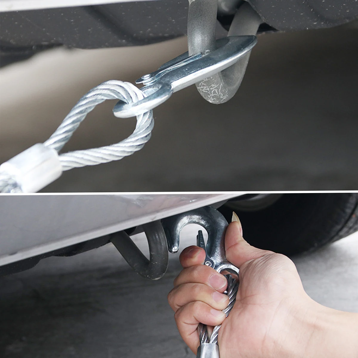 4 метра 5 тонн автомобильный трос для буксировки из стальной проволоки аварийное