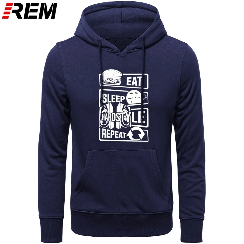 

Толстовки с длинным рукавом для мальчиков с надписью Eat Sleep Hardstyle