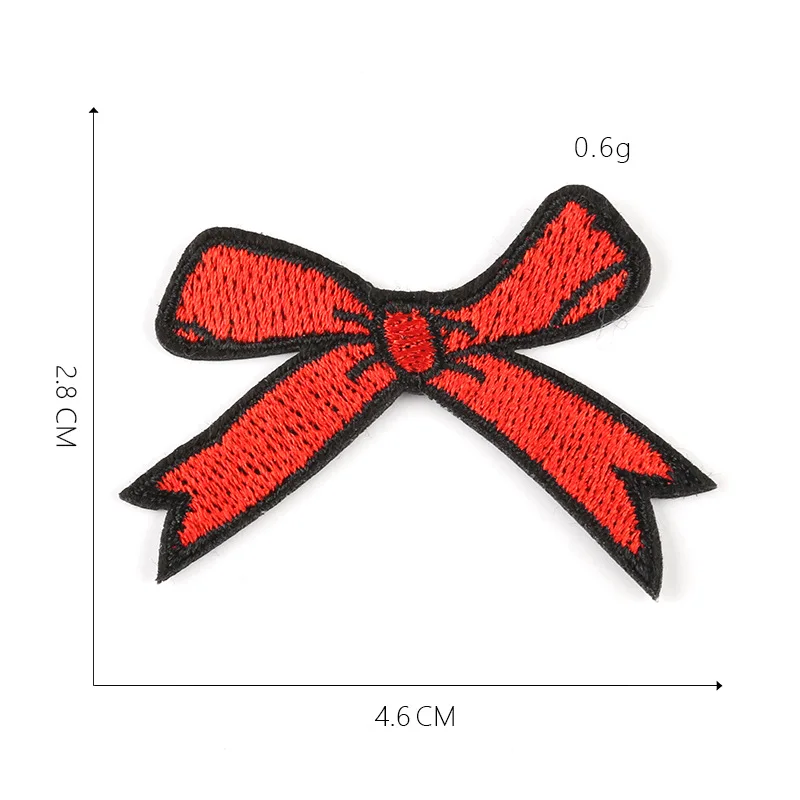 

7pcs Bowknot Series For Clothes DIY Iron on Embroidered Patches For Hat Jeans Sticker Sew-on Patch Applique Badge wholesale