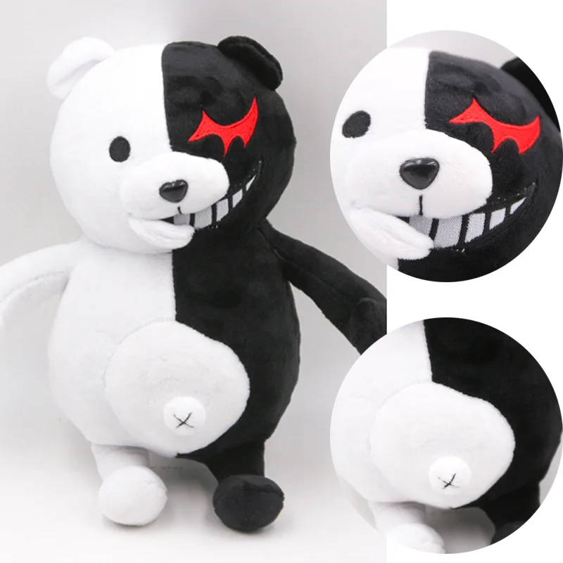 Игрушка плюшевая Монокума Danganronpa V3 кукла-кролик мономи черно-белый медведь
