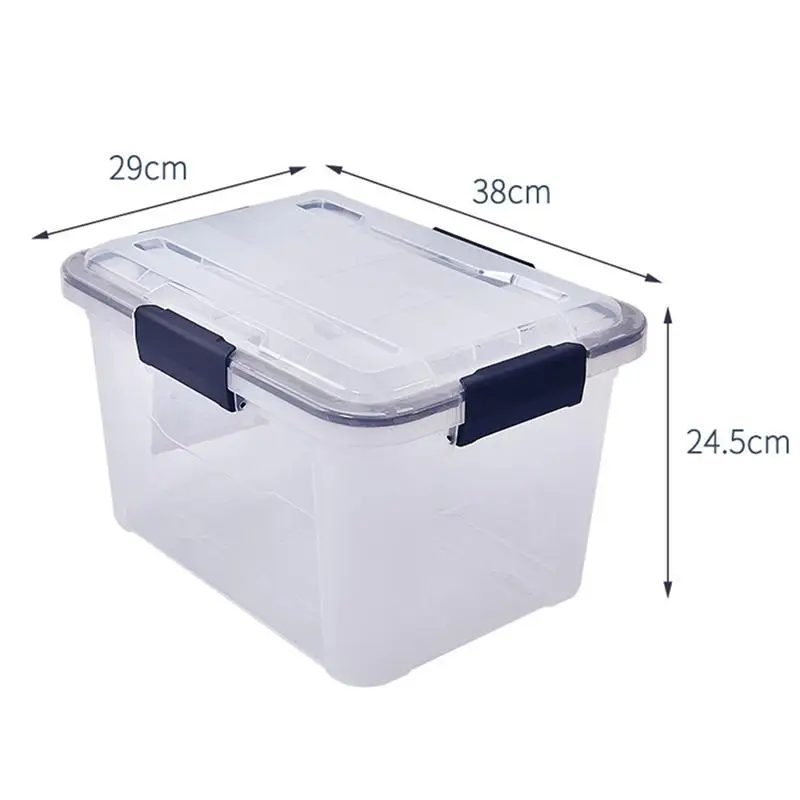 

18L Household Sealed Insect-Proof Sundries Storage Box Plastic Moisture-Proof Container Organizer Transparent Rice Case