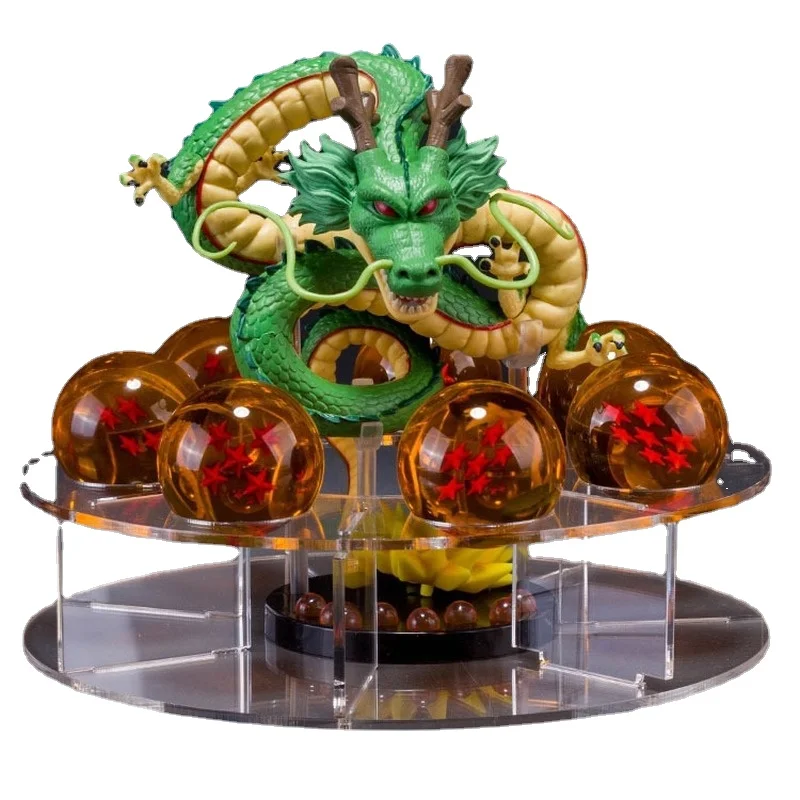 

Bandai Shenlong Crystal Ball Acrylic Bracket Combination Set Figure Dragon Ball Animation Peripheral Anime Figure Figure