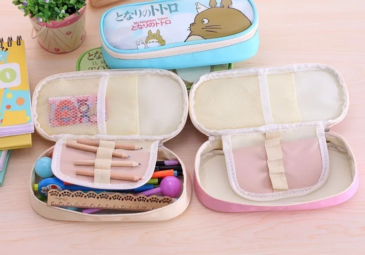 Чехол для карандашей totoro, kalem kutu papeleria, чехол для карандашей, милая сумка для карандашей, большая вместительность, plumier estojo de lapis, сумка для ручек
