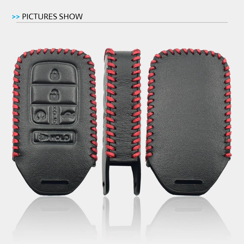 Кожаный чехол для автомобильного ключа смарт-брелок дистанционного управления