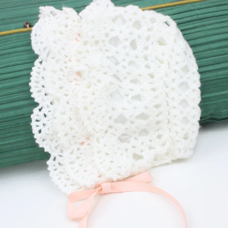 

Newborn Baby Girls Lace Cap Cute Cotton Hat Princess Toddler Maid Hats Bonnet Photography Props Lolita Handmade Flower Angel