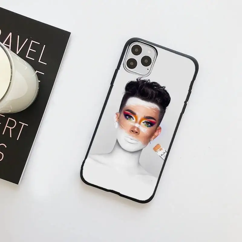 

James Charles Makeup blogger butterfly Phone Case for iPhone 7 8 11 12 Pro X XS Max XR Samsung A S 10 20 50 Plus pro funda