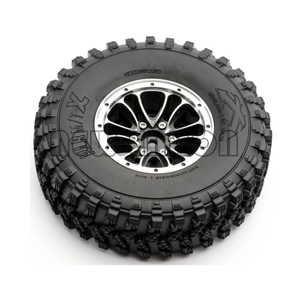 

NEW ENRON 1.9" Aluminum Beadlock Wheel Rims&106mm Tyre Tires RC For 1/10 Rock Crawler Axial SCX10 D90 D110 MST jimny MST 90046