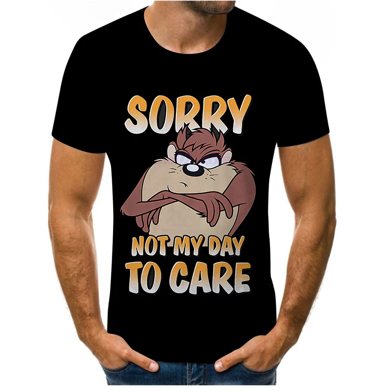 

2021 summer new breathable men's T-shirt 3D printing Harajuku fashion anime graphic brand T-shirt Cool street T-shirt