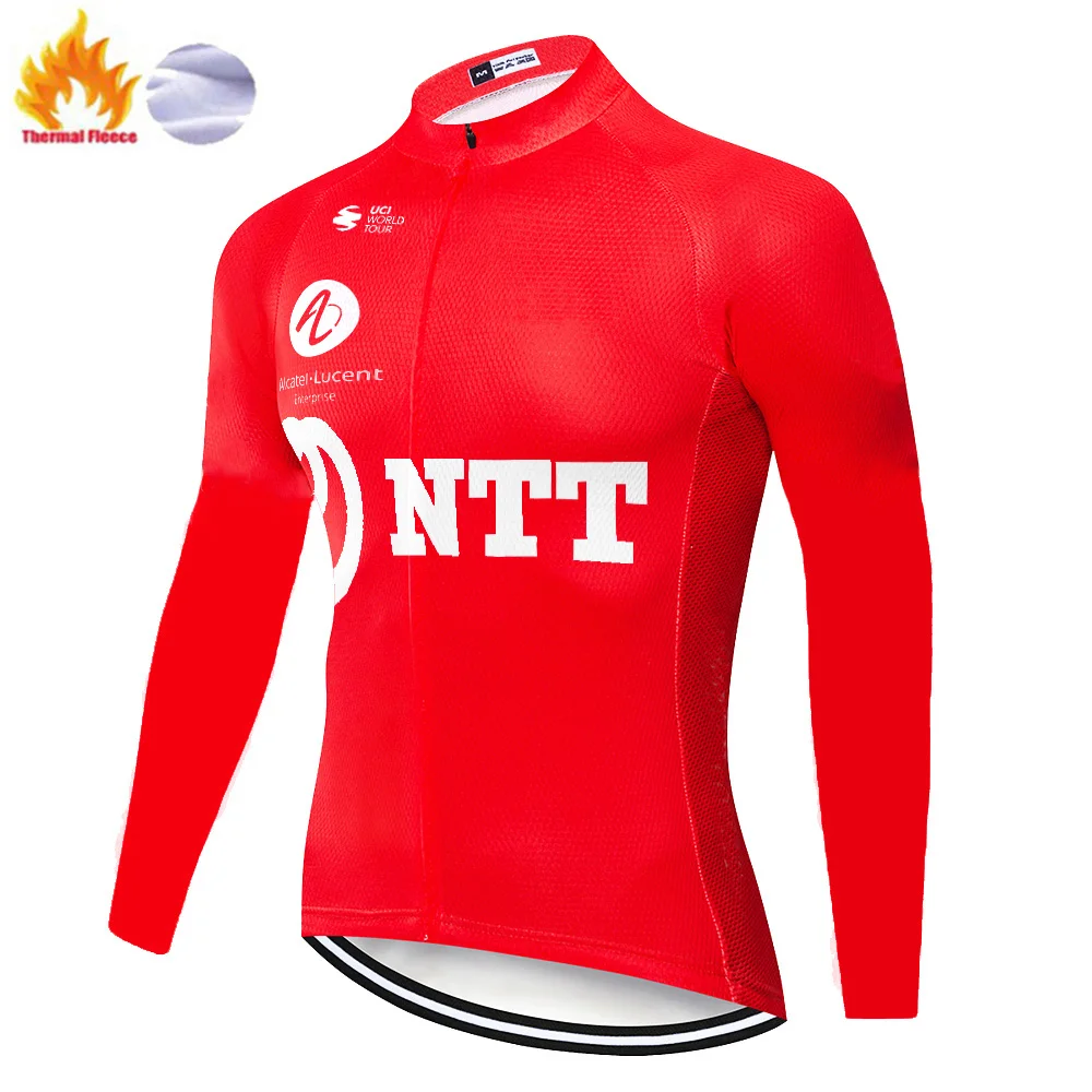 Новинка спортивная одежда для велоспорта NTT зимние теплые флисовые велосипедные
