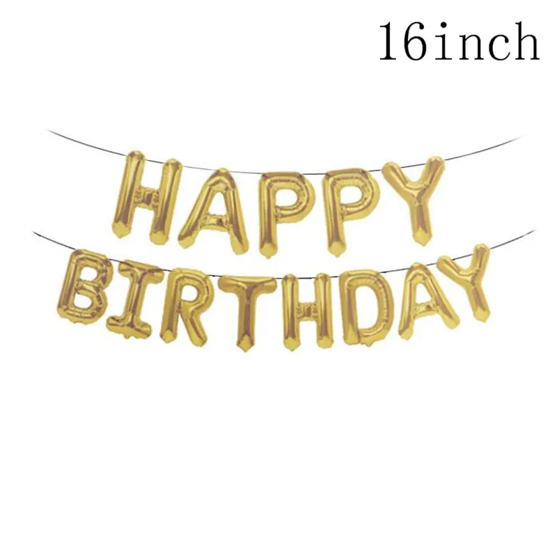 Chicinlife номер 65 фольгированные шары с днем рождения шар на выход на свадьбу юбилей, вечеринка, украшение 65-й день рождения - Цвет: gold