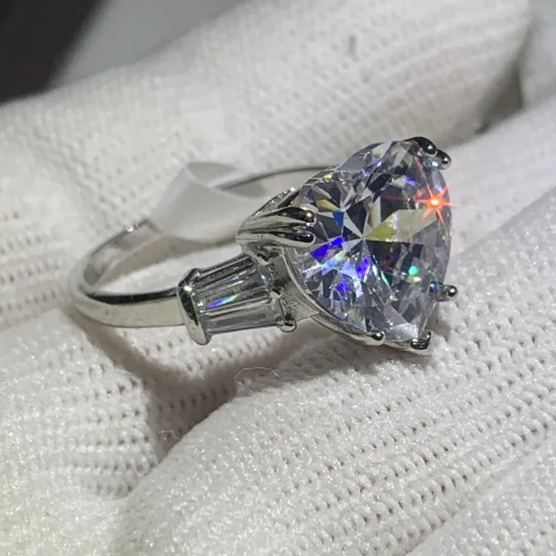 Новинка уникальное роскошное ювелирное изделие изящное 925 пробы серебряное в