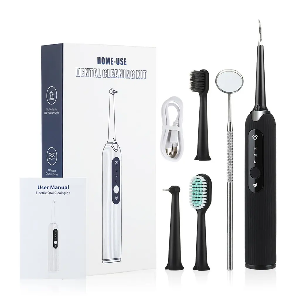 

Household Portable Electric Toothbrush Dental Scaler Tooth Health Care High-frequency Vibration Adjustable Modes