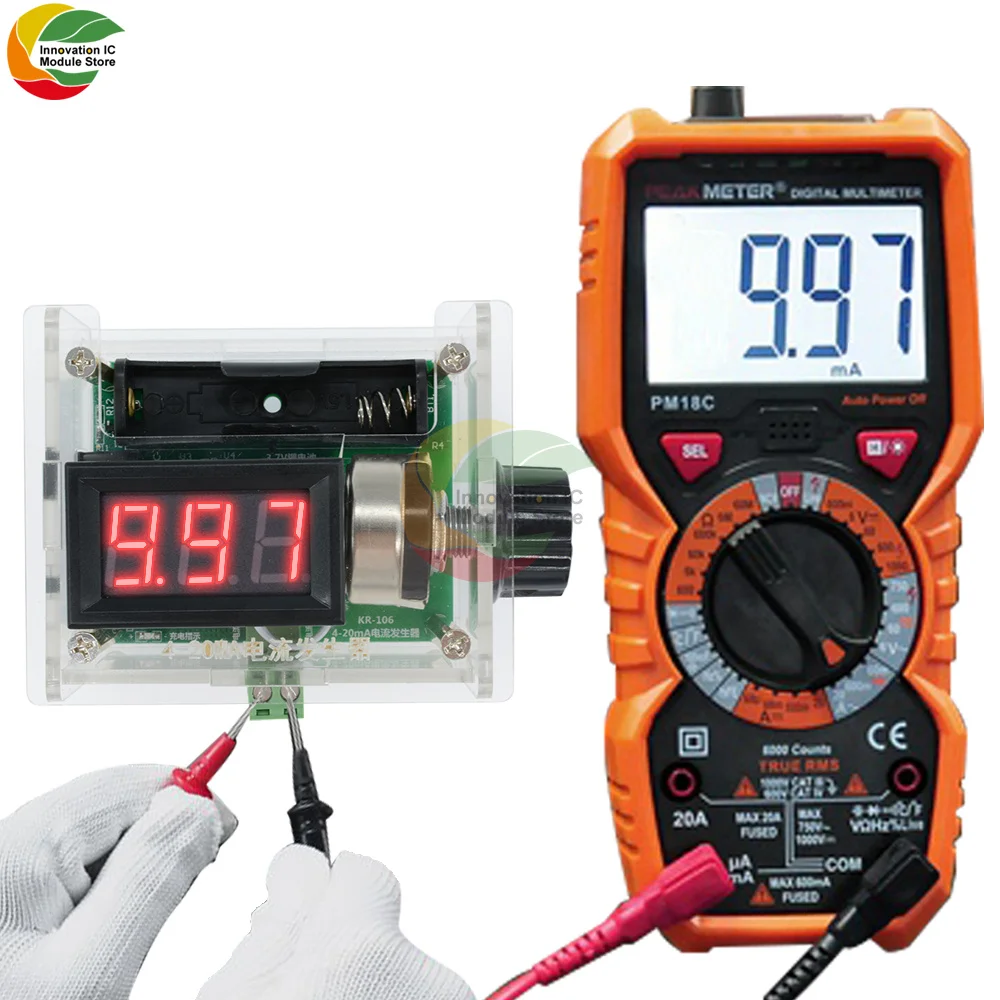 Цифровой светодиодный Аналоговый генератор сигналов постоянного тока 5 28 в 4 20