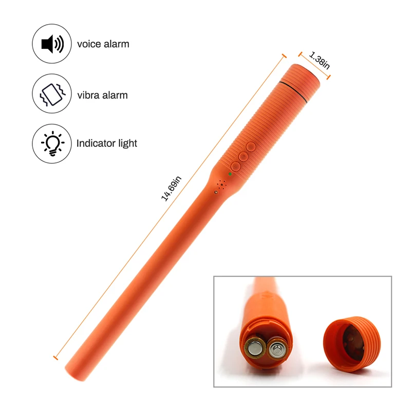 Ручной металлоискатель портативный Высокочувствительный электронный зонд |