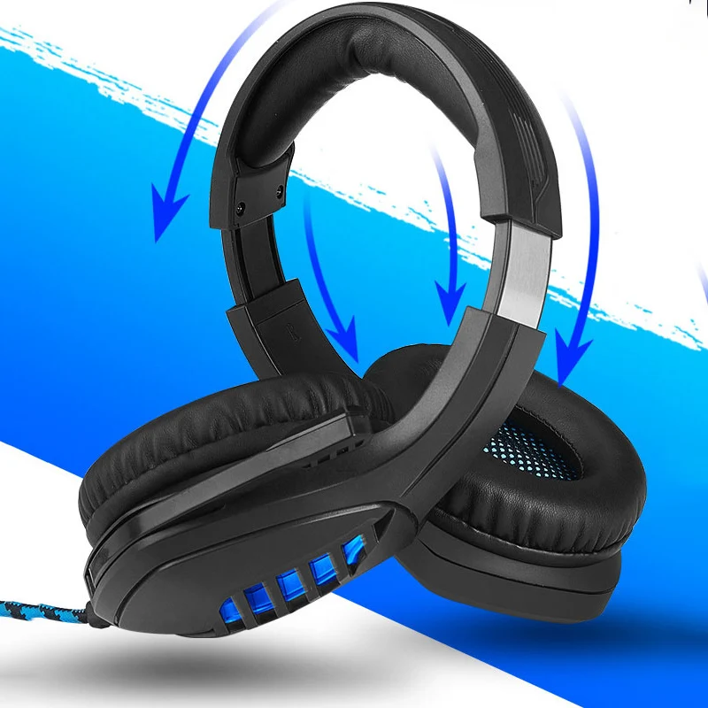 Игровая гарнитура с глубоким басом игровые наушники Профессиональные