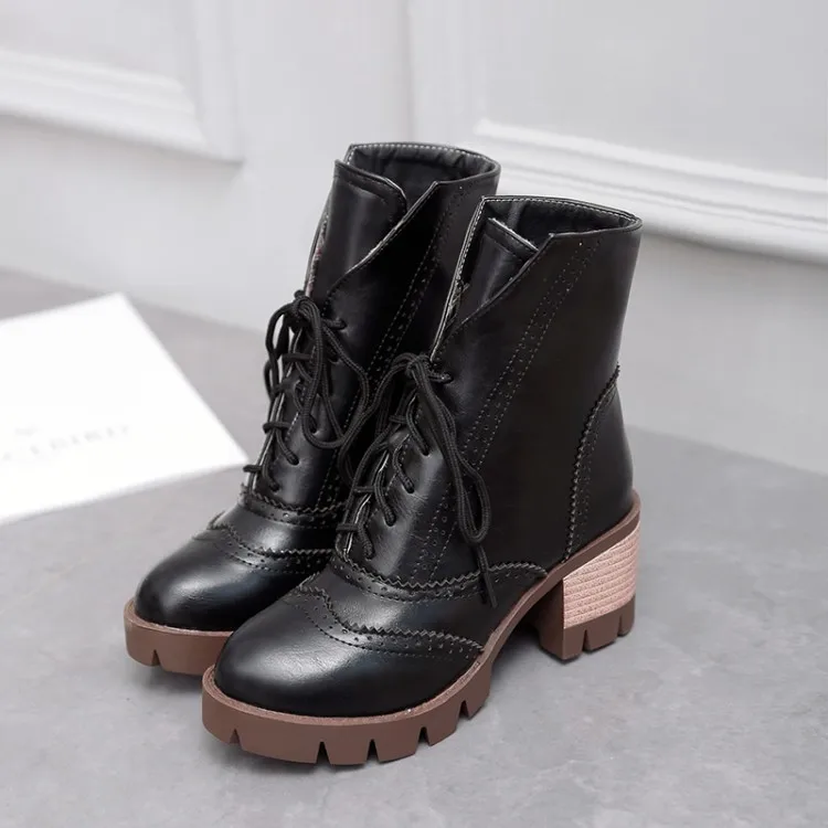 Сапоги большого размера женская обувь Ботинки martin для женщин женские ботинки