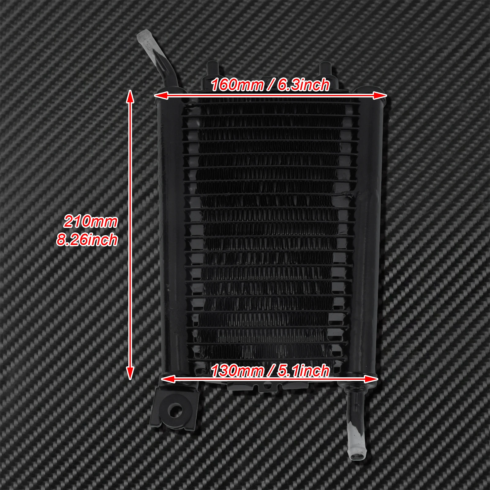 

Motorcycle Oil Cooler Cooling Radiator Black Aluminum For Harley Softail Fat Bob FXFB Breakout FXBR Low Rider FXLR FL 2018-2020
