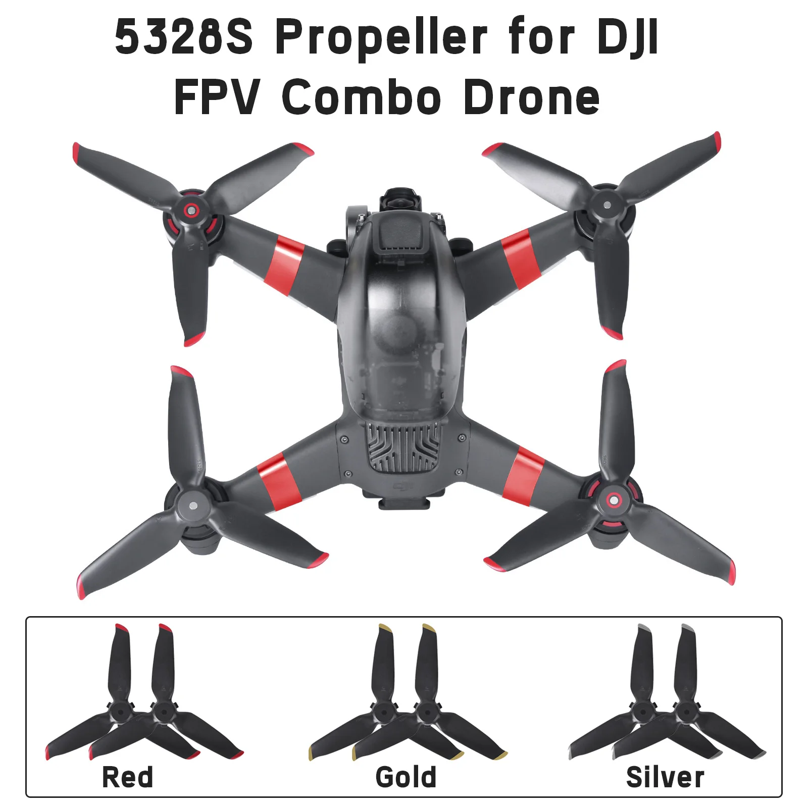 1 пара портативных Быстросъемных лопастей пропеллера запасные части для DJI FPV Combo