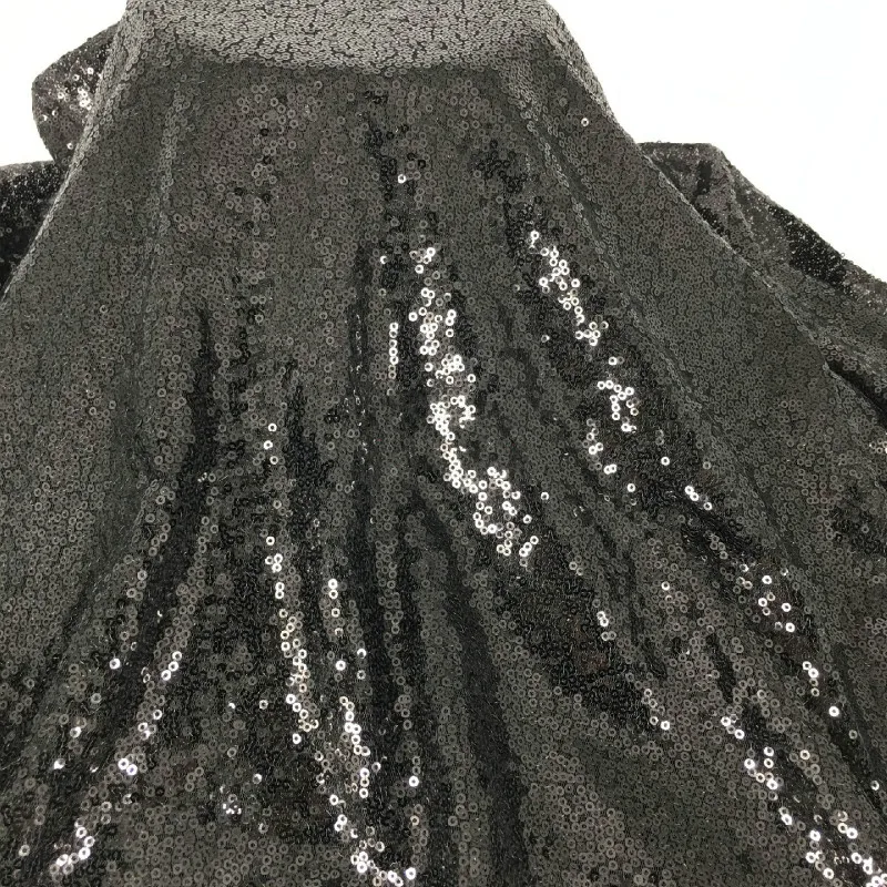 black Новая скатерть с блестками, свадебная скатерть с блестками, вечерние скатерти для украшения дома, ресторана, помолвки, необходимые поставки - Цвет: black