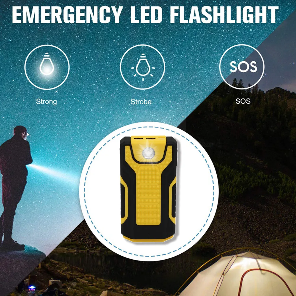 

GKFLY Jump Starter Power Bank Emergency Auto Buster Jumping Start Device For Car Charge 12V Booster Starting Battery Charger