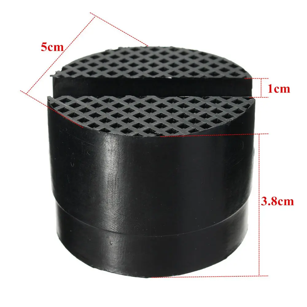 

2pcs Universal Floor Slotted Car Rubber Jack Pad Frame Protector Adapter Pinch Weld Side Lifting Disk Auto Repair Related Tool