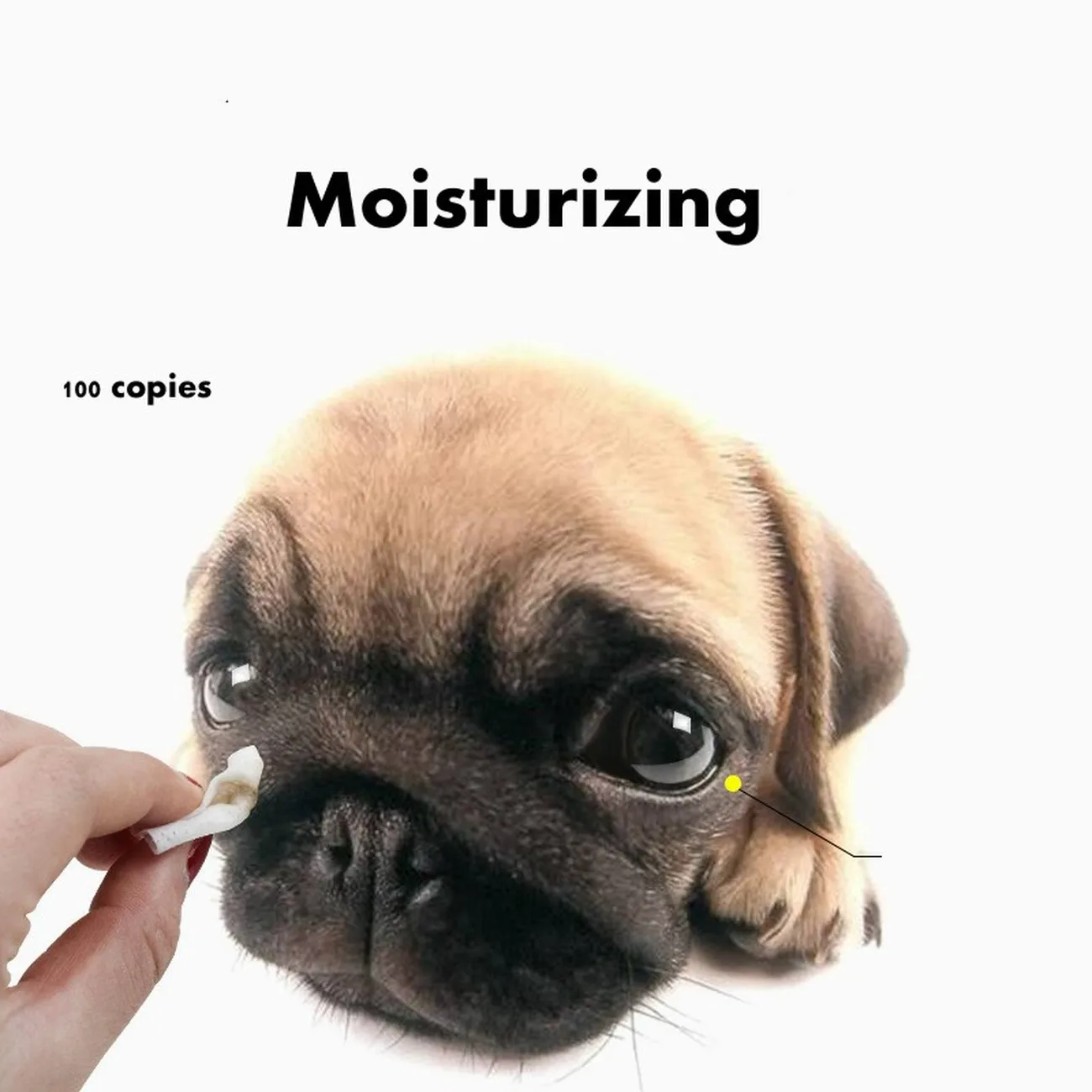 100PCS/Set Pets Dogs Cats Cleaning Paper Towels Eyes Wet Wipes Tear Stain Remover Gentle Non-intivating Grooming Supplies | Дом и сад