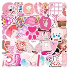 2021 супер горящий мультфильм Розовая серия граффити украшение багаж гитара Водонепроницаемая наклейка оптовая продажа