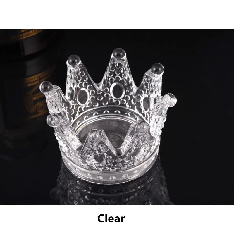 INS трехмерная тисненая стеклянная Корона щетка для ногтей дисплеер подставка