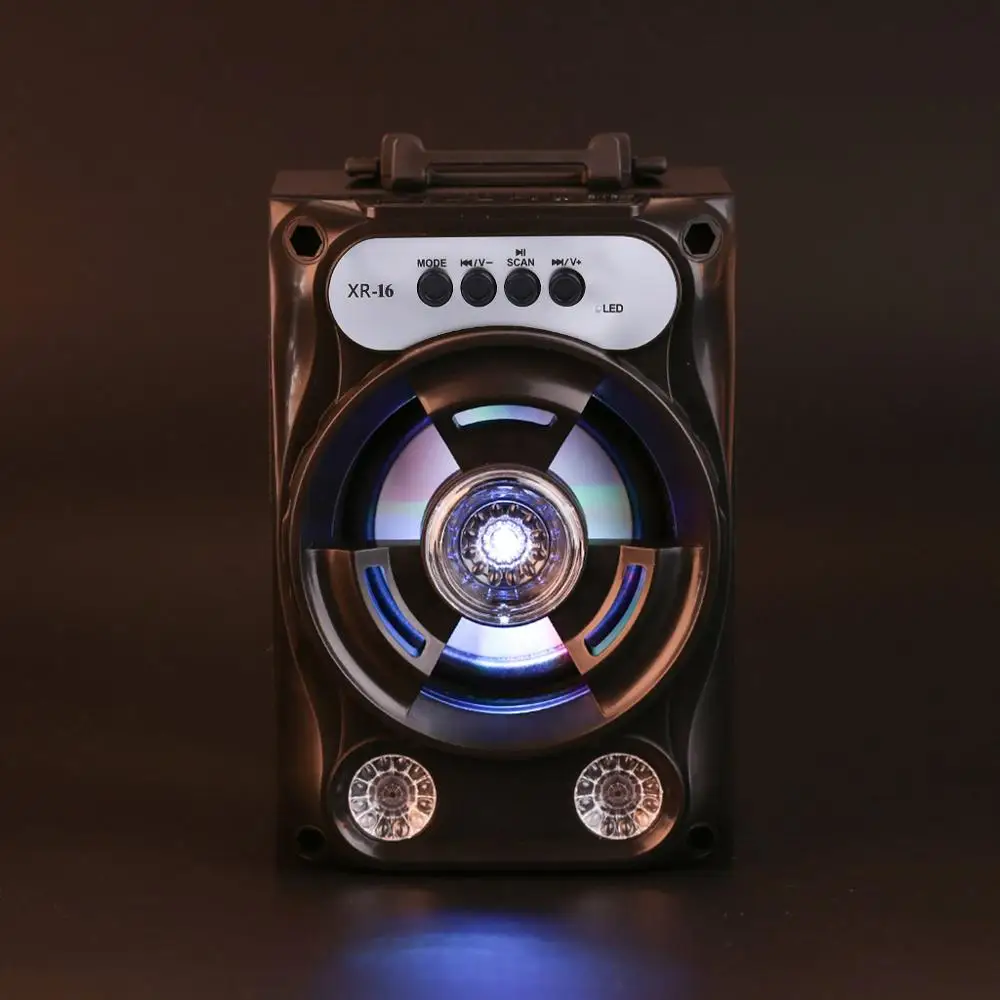 Bluetooth Speaker Wireless Sound System Bass Stereo with LED Light Large Size | Электроника