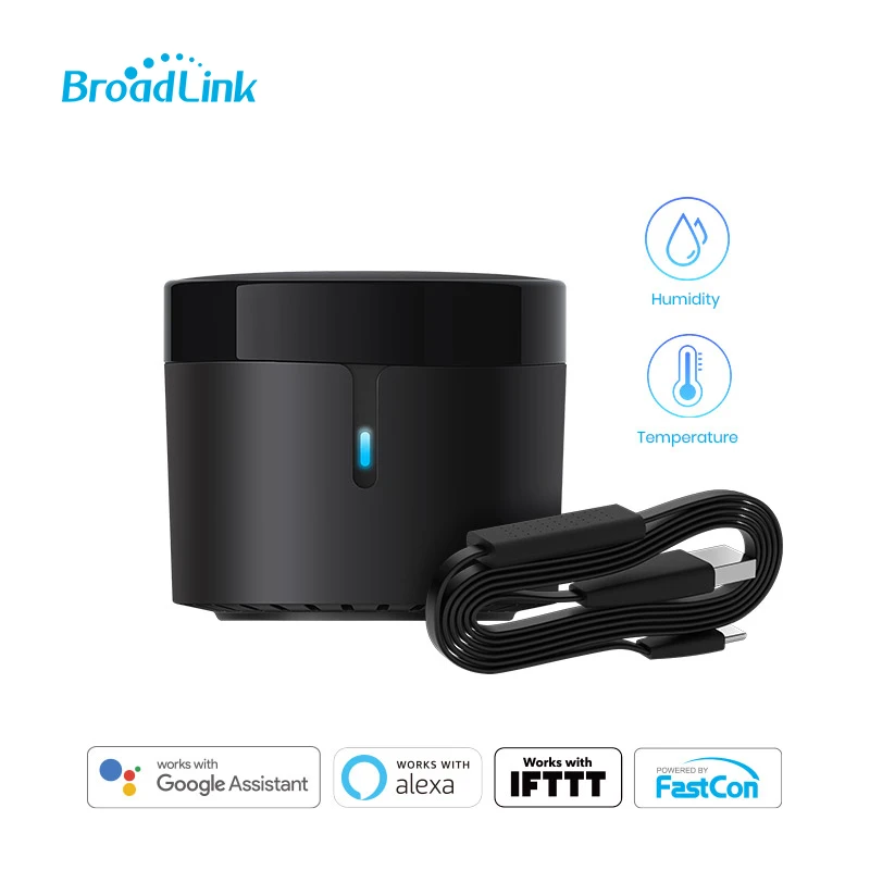 Broadlink RM4 mini датчик температуры и влажности HTS2 Smart WiFi универсальный пульт