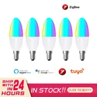 Умная светодиодсветильник лампа Zigbee E14 с RGB + CCT, 5 Вт