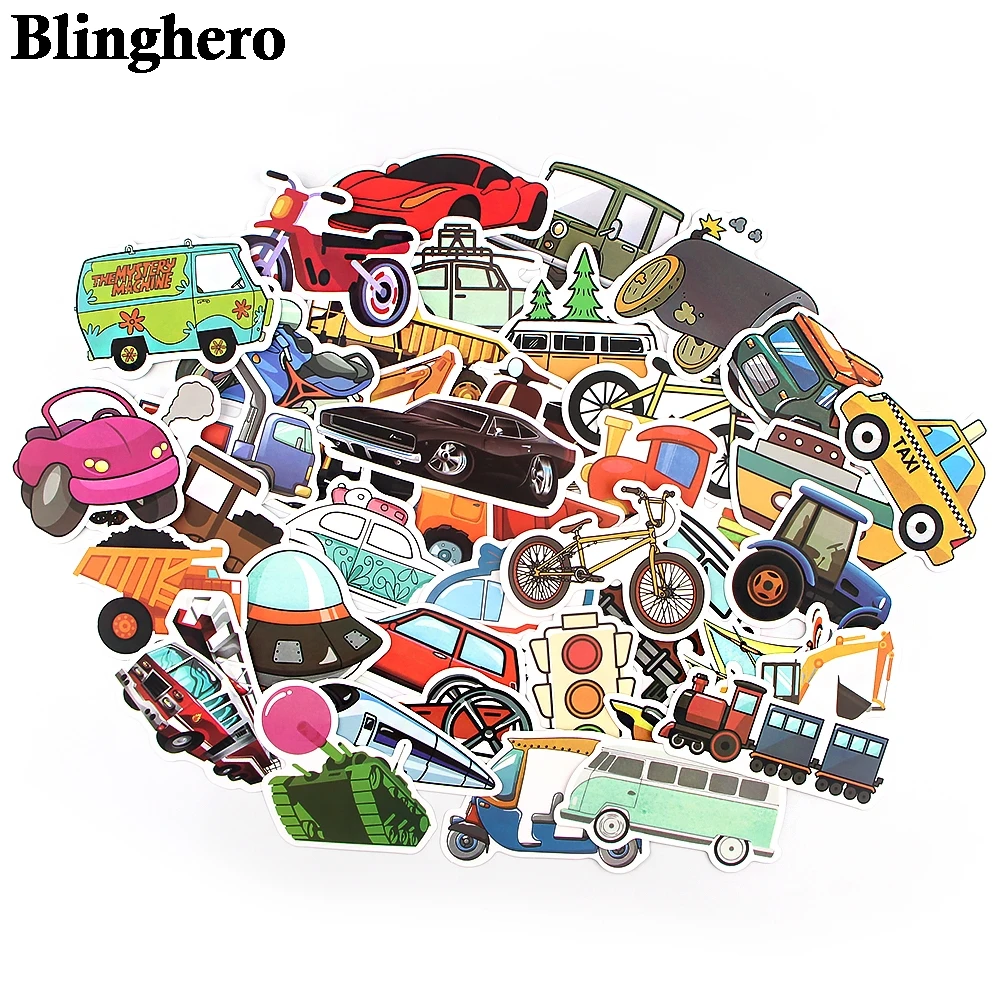 

CA1382 Wholesale 20 Sets /Lot Transport Cartoon Toy Sticker for Boy Car Ship Airplane Sticker For Kids Learning Traffic Tool