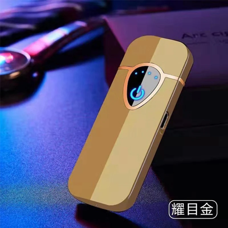 Ультра-тонкий USB сигареты Зажигалка Touch Индукционная автомобилей электрические зажигалки, сигареты зарядки электронных устройств для курения