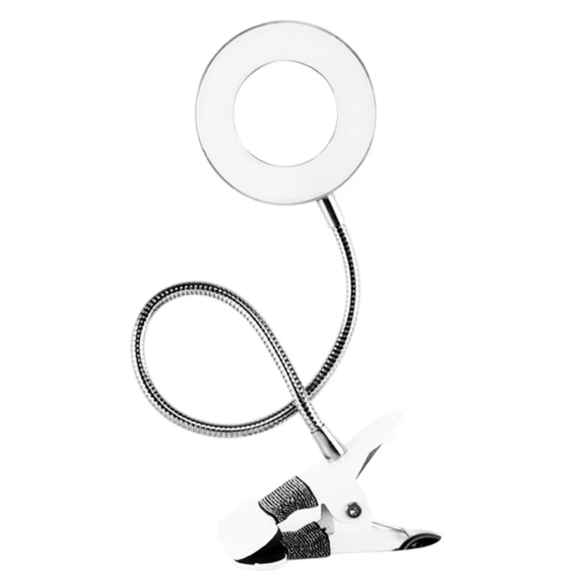 

Лампа для макияжа с зажимом, светодиодсветодиодный лампа холодсветильник с USB для нанесения татуировок, бровей, ресниц, удлинения ресниц, са...