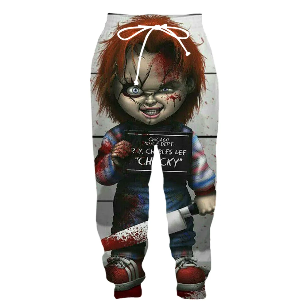 

LIASOSO New Chuky Hoodies Men 3d Print Hooded Sweatshirt/Shirts/Pants Harajuku Casual Shorts Funny Cool Streetwear Movie Hoody
