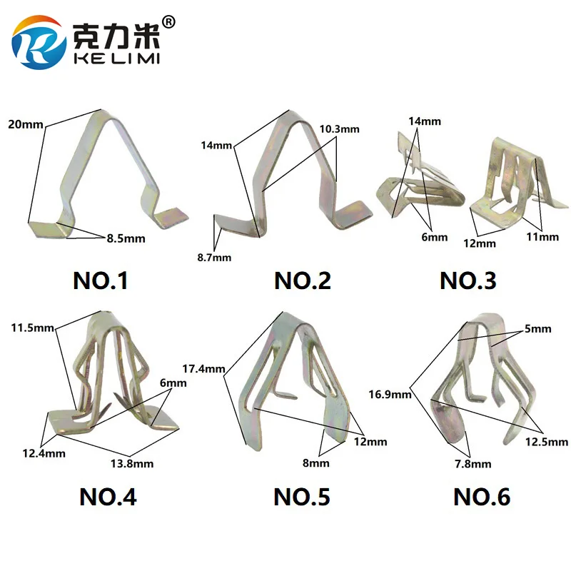 100 шт. автомобильные Радиоприемники обшивка приборной панели металлический