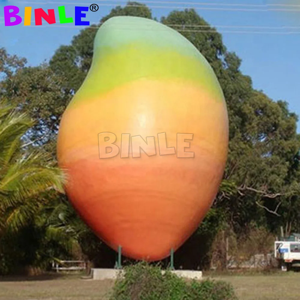 Customized All Fruit Model Giant Inflatable Mango Model With Logo Printed Promotional Advertising Decor