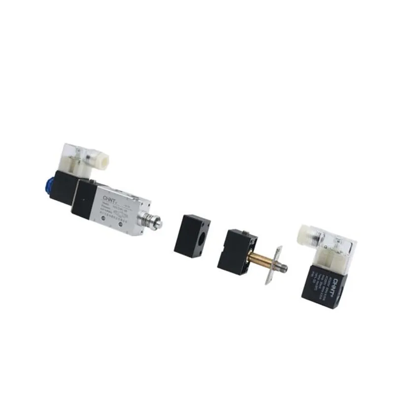 

1 PC 4V230C-08 DC24/4V130C-06 AC220 Pneumatic solenoid valve middle seal intermediate stop double head