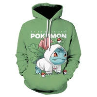 2021 spring and autumn new 3d printing mens and womens hoodie childrens fashion cartoon anime long sleeve harajuku top