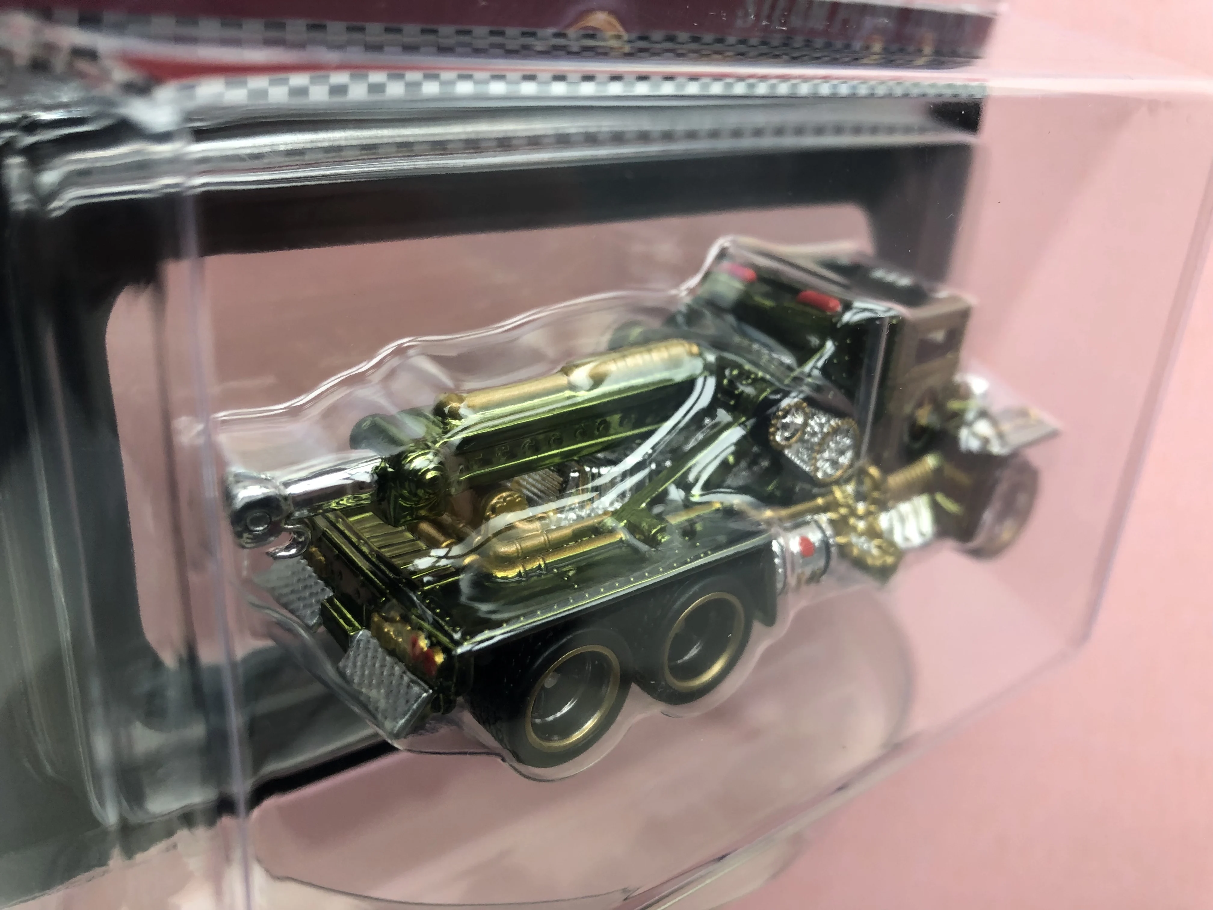 Горячие колеса автомобиля 2019 красная линия клуб паровой панк грузовик коллектор