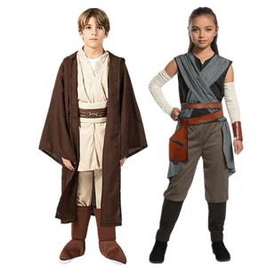star rey war cosplay costume kids jedi warrior obi wan kenobi black soldiers storm troopers the force awakens girls fancy dress free global shipping